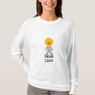 T-shirt de douille de poussin de PM&R long