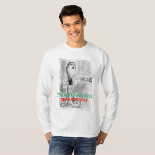 T-shirt de douille "de règle de Cycloptopods long