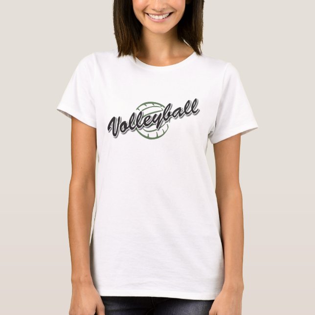T-shirt de douille de short du volleyball des (Devant)