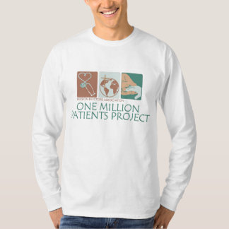 T-shirt de douille de vitesse de logo long
