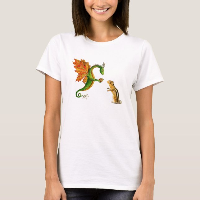 T-shirt de dragon de chêne (Devant)