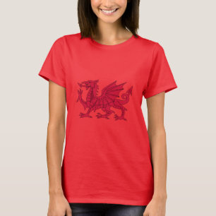 T-shirt de dragon de Gallois