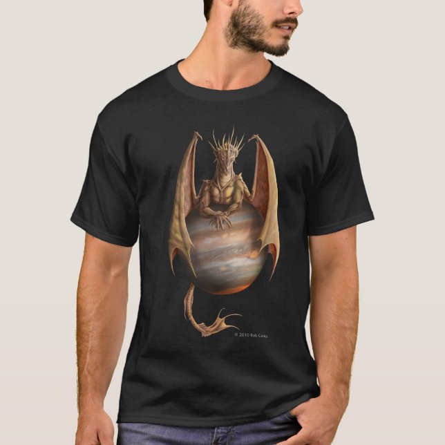 T-shirt de dragon de Jupiter (Devant)