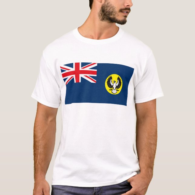 T-shirt de drapeau d'Australie du sud (Devant)