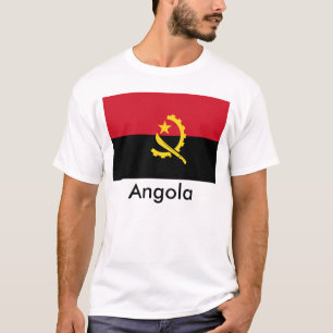 T-shirt de drapeau de l'Angola