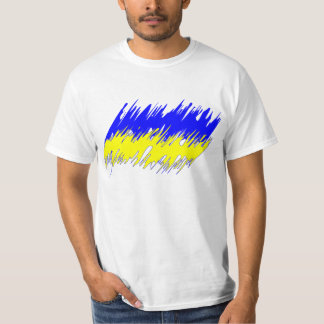 T-shirt de drapeau de l'Ukraine
