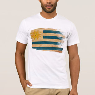 T-shirt de drapeau de l'Uruguay