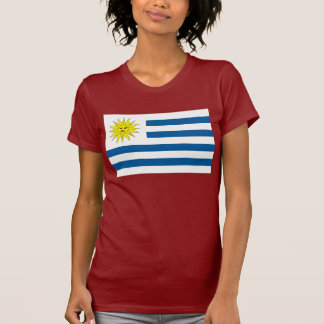 T-shirt de drapeau de l'Uruguay