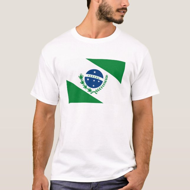 T-shirt de drapeau de Parana (Devant)