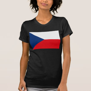 T-shirt de drapeau de République Tchèque