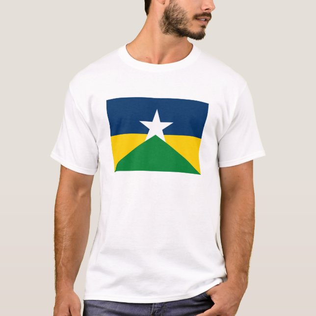 T-shirt de drapeau de Rondonia (Devant)
