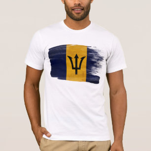 T-shirt de drapeau des Barbade