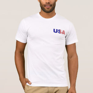 T-shirt de drapeau des Etats-Unis