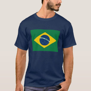 T-shirt de drapeau du Brésil