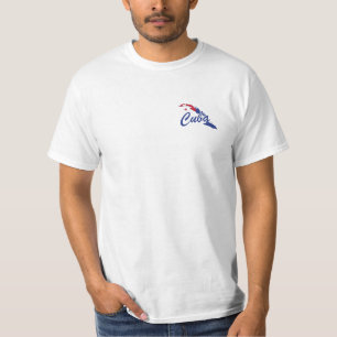 T-shirt de drapeau du Cuba - étiquette de LIBRE