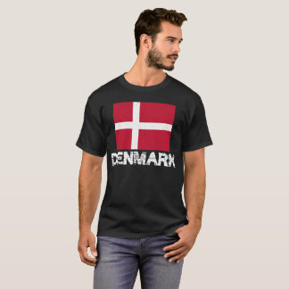 T-shirt de drapeau du Danemark pour les hommes et