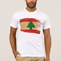 T-shirt de drapeau du Liban