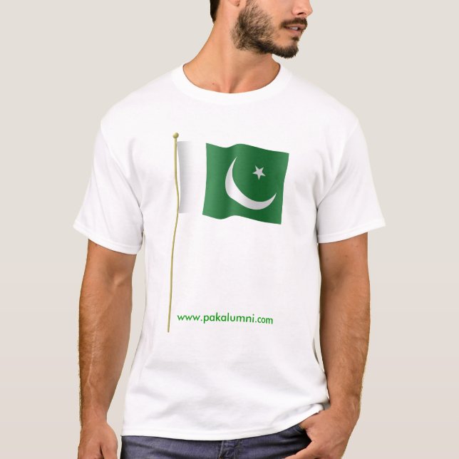 T-shirt de drapeau du Pakistan (Devant)