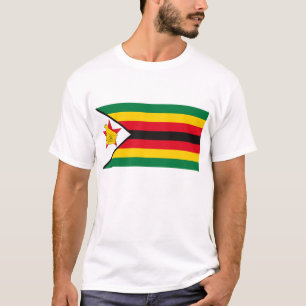 T-shirt de drapeau du Zimbabwe