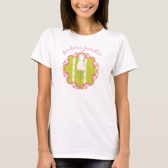 T-shirt de drogué de tissu (Devant)