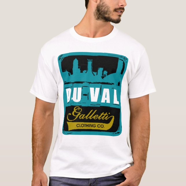 T-SHIRT DE DUVAL EDUN D'HOMMES DE GALLETTI (Devant)