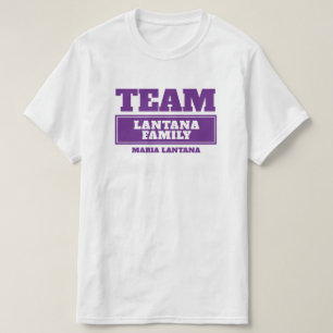 T-shirt de famille ou de groupe personnalisé viole