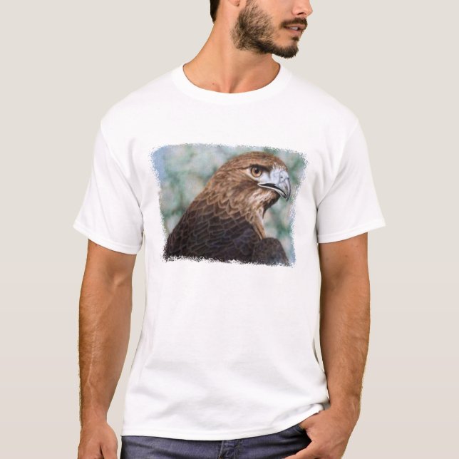 T-shirt de faucon de Rouge-queue (Devant)