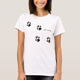 T-shirt de femme de chat