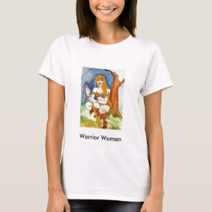 T-shirt de femme de guerrier