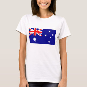 T-shirt de femmes avec le drapeau de l'Australie