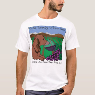 T-shirt de Fest de saucisse de pays de vin 2016