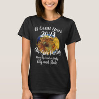 T-shirt de fête d'anniversaire en famille 2024 Réu