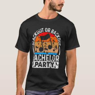 T-shirt de fête de bachelor vintage - Fête de bach