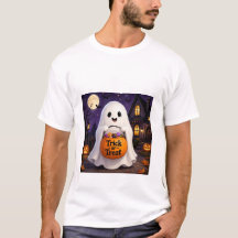 T-shirt de fête d'Halloween 'Trick or Treat' avec 