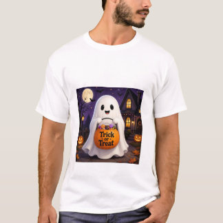 T-shirt de fête d'Halloween 'Trick or Treat' avec 