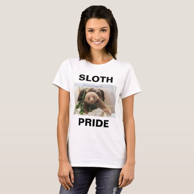 T-shirt de fierté de paresse (Devant entier)