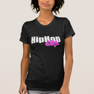 T-shirt de fille de hip hop