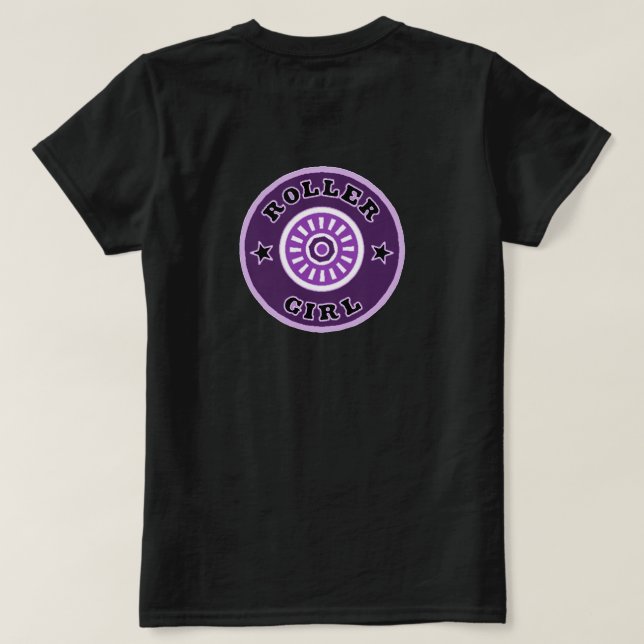 T-shirt de fille de Rollerskate (Design dos)