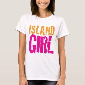 T-shirt de fille d'île