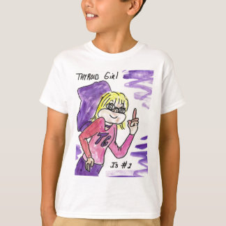 T-shirt de fille thyroïde