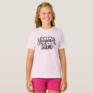 T-shirt de filles de peloton de Sleepover