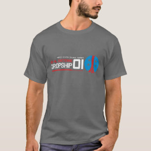T-shirt de film de Dropship Sci fi