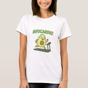 T-shirt de fitness amusant et mignon pour femmes A