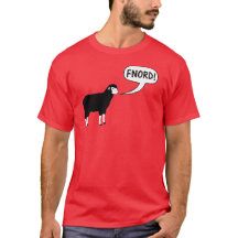 T-shirt de Fnord Discordian de moutons noirs