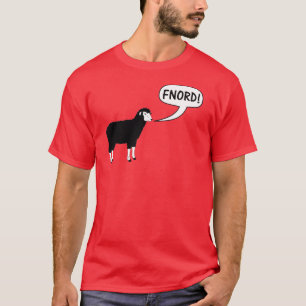 T-shirt de Fnord Discordian de moutons noirs