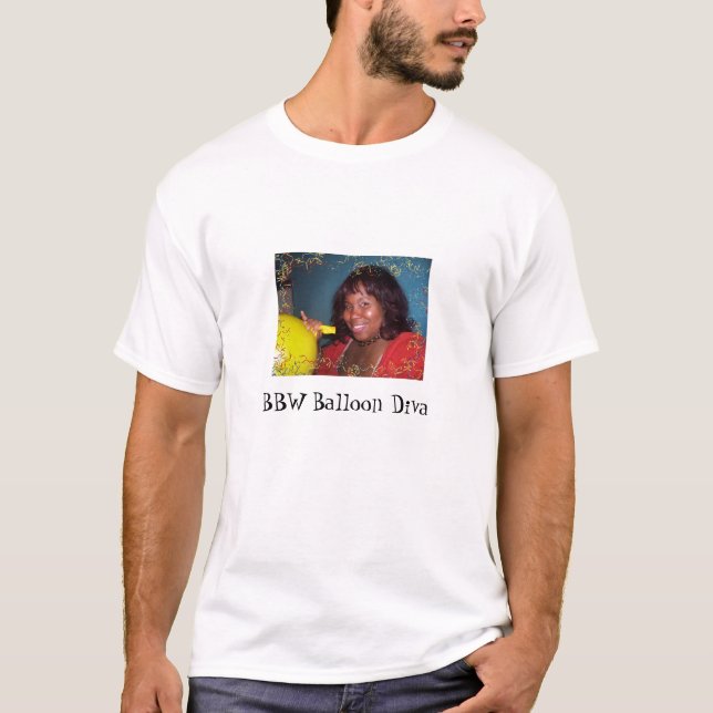 T-shirt de fonctionnaire de diva de ballon de BBW (Devant)