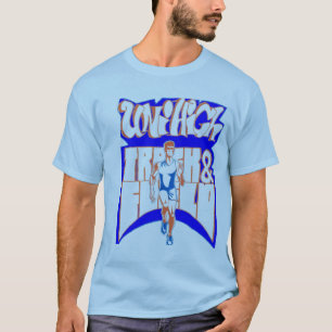 T-shirt de fonctionnaire de l'athlétisme du garç