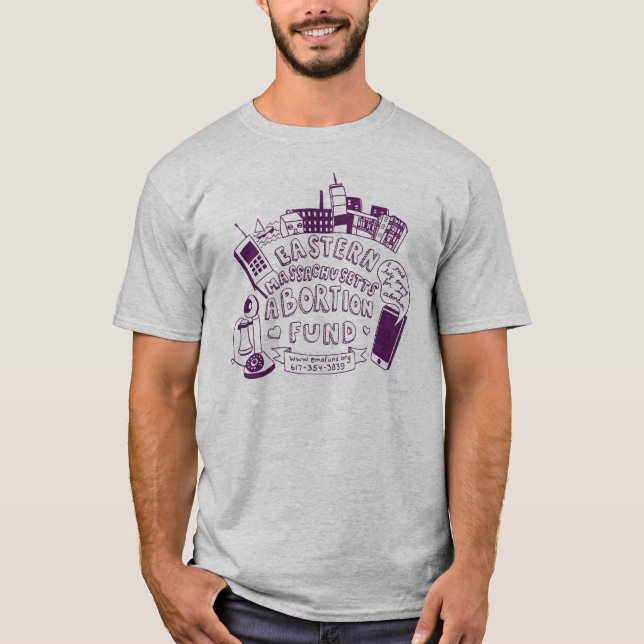 T-shirt de fonds d'AME (le classement par taille (Devant)