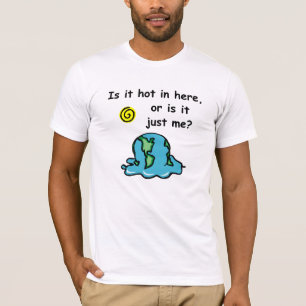 T-shirt de fonte de planète