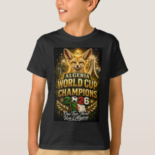 T-Shirt de football Algérie Coupe du Monde 2026 Ch